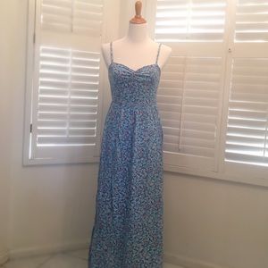 Hollister maxi dress with cute tie back